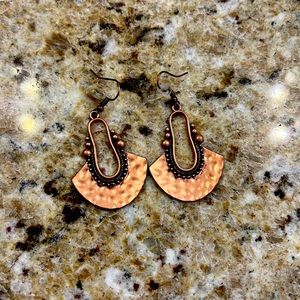 Copper earrings